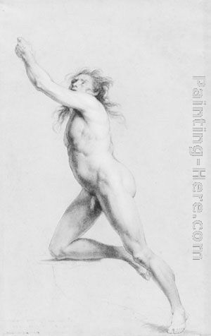John Trumbull Study from Life Nude Male
